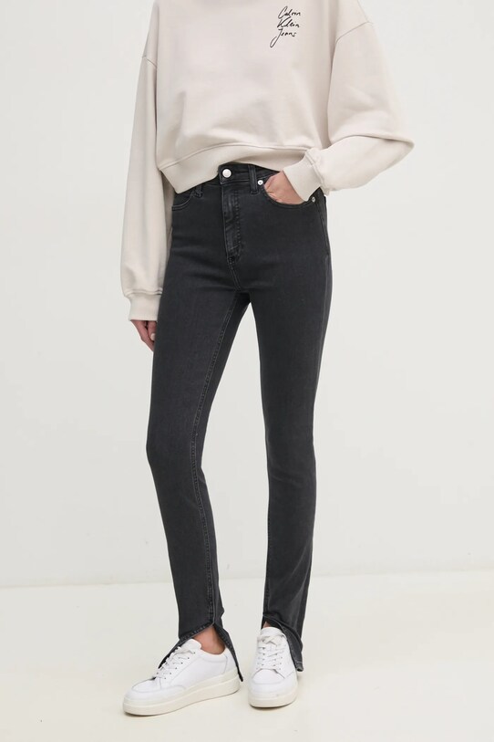 Джинси Calvin Klein Jeans Planet friendly чорний J20J224485