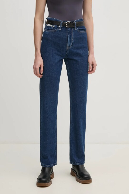 Джинси Calvin Klein Jeans Planet friendly темно-синій J20J224504