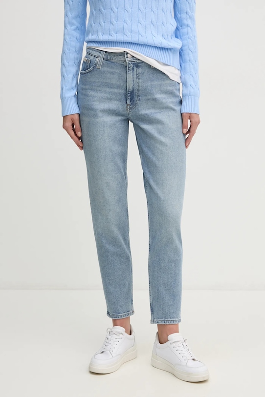 Rifle Calvin Klein Jeans Planet friendly modrá J20J224515