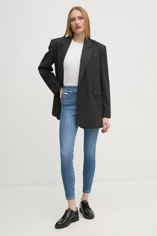 Calvin Klein Jeans jeansi J20J224522 albastru SS25