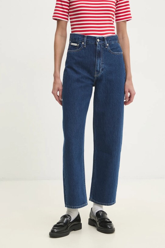Джинси Calvin Klein Jeans Planet friendly темно-синій J20J225004