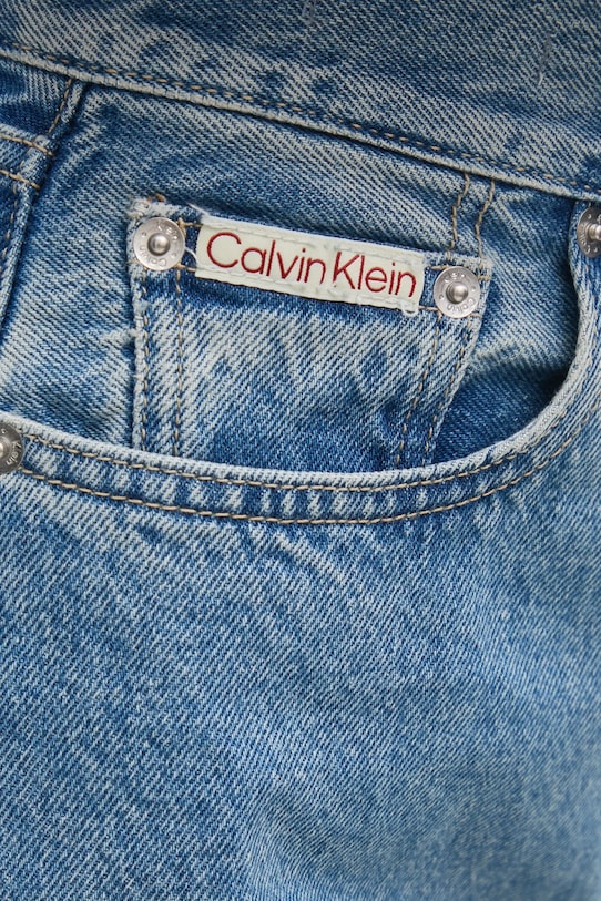 Rifle Calvin Klein Jeans modrá J20J225005
