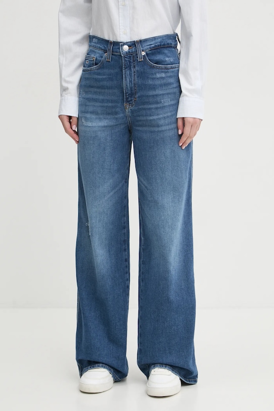 Traperice Tommy Jeans visoki mornarsko plava DW0DW19582