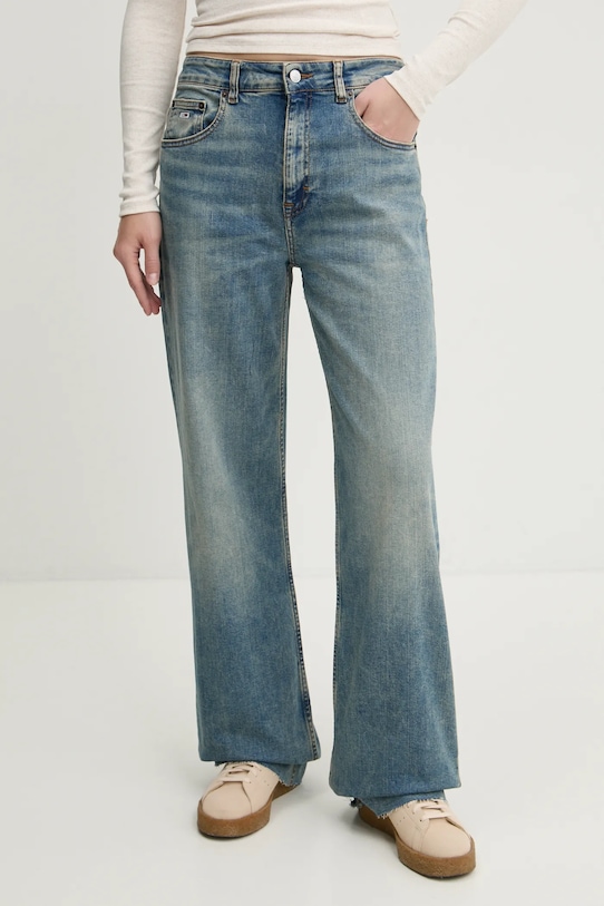 Traperice Tommy Jeans visoki plava DW0DW20168