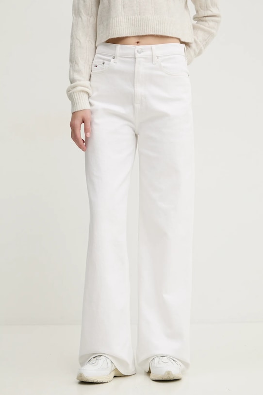 Tommy Jeans jeansy Planet friendly biały DW0DW20219