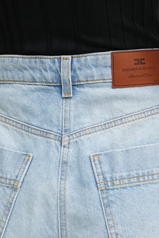 Elisabetta Franchi jeansy niebieski PJ81D51E2