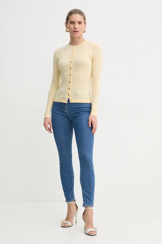 Elisabetta Franchi jeansi PJ86I51E2 albastru SS25