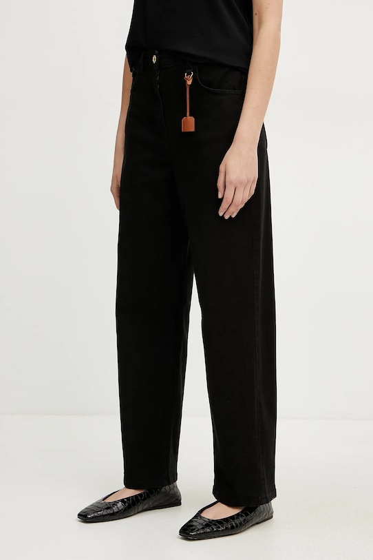 Джинси Elisabetta Franchi чорний PJ87D51E2