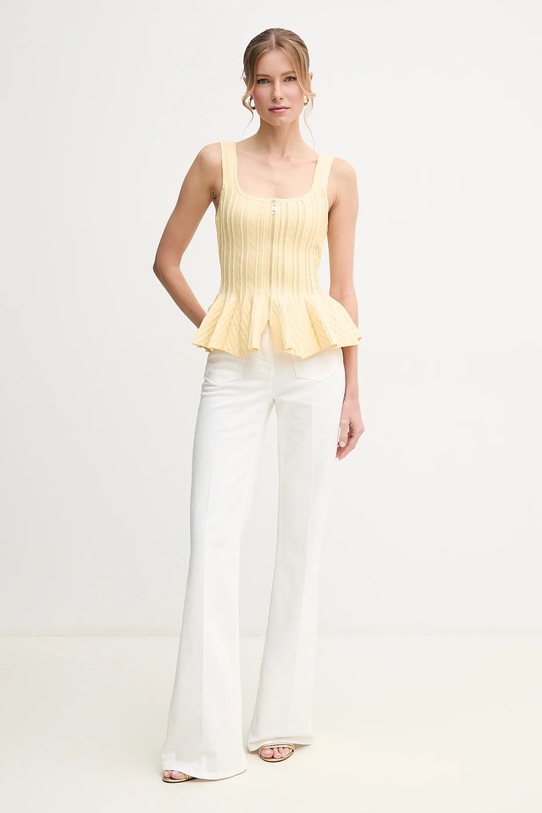 Джинсы Elisabetta Franchi PJ93N51E2 белый SS25