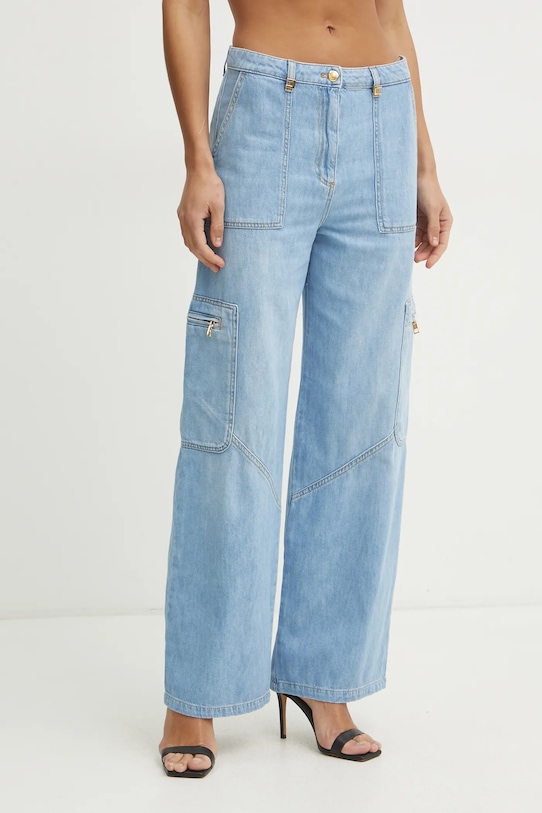Elisabetta Franchi jeansi albastru PJ84D51E2