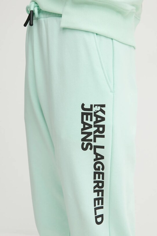 Karl Lagerfeld Jeans pantaloni de trening verde A1W10058