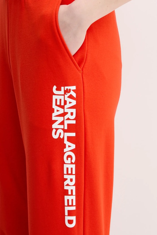 Karl Lagerfeld Jeans pantaloni de trening portocaliu A1W10058