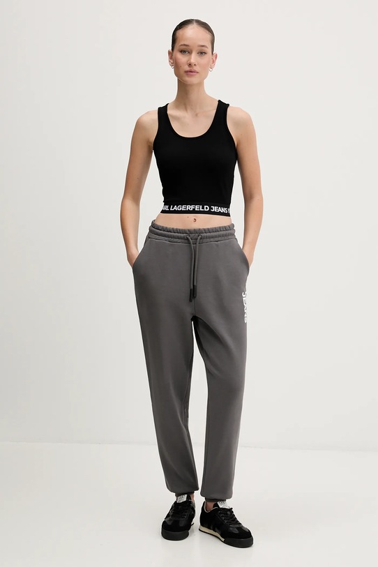 Donji dio trenirke Karl Lagerfeld Jeans A1W10058 siva AW25