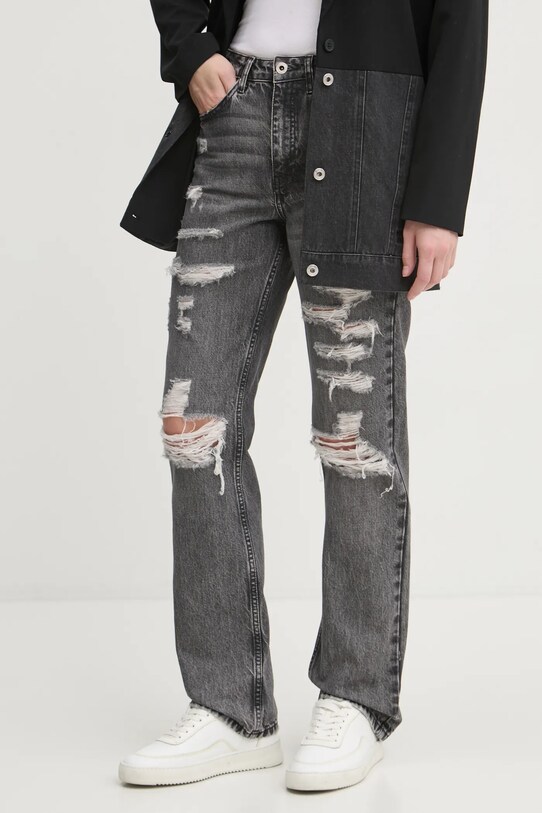 Джинси Karl Lagerfeld Jeans Planet friendly сірий A1W10032