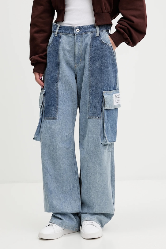 Τζιν παντελόνι Karl Lagerfeld Jeans χαμηλή μπλε A1W10142