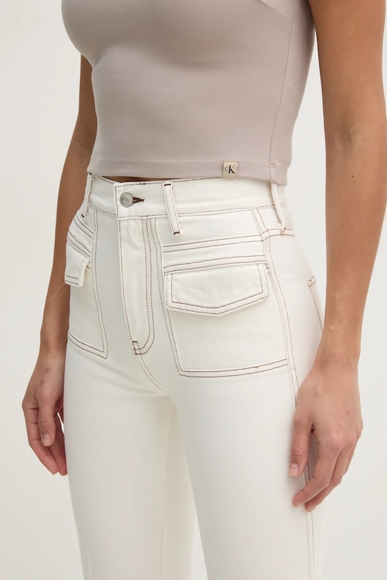 Džíny Tommy Hilfiger béžová WW0WW43718