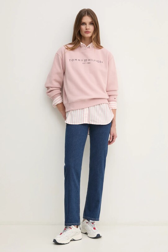 Džíny Tommy Hilfiger WW0WW43726 námořnická modř SS25