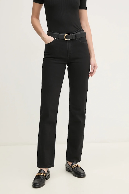 Traperice Tommy Hilfiger srednje visoki crna WW0WW45015