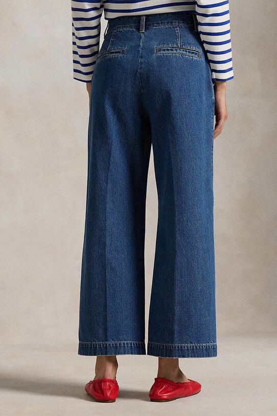 Одежда Хлопковые джинсы Polo Ralph Lauren 211959033 голубой