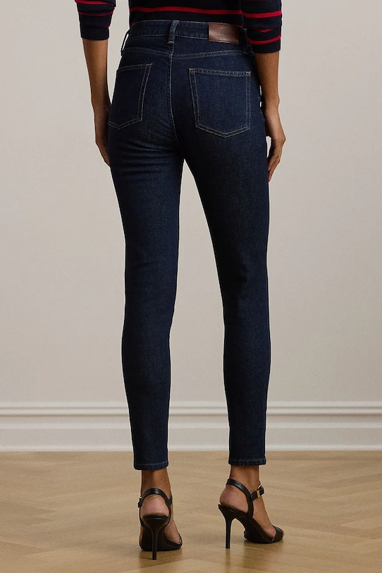 Τζιν παντελόνι Lauren Ralph Lauren 200960600 σκούρο μπλε AW25