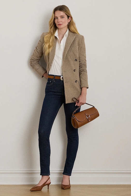 Lauren Ralph Lauren jeansy granatowy 200960600