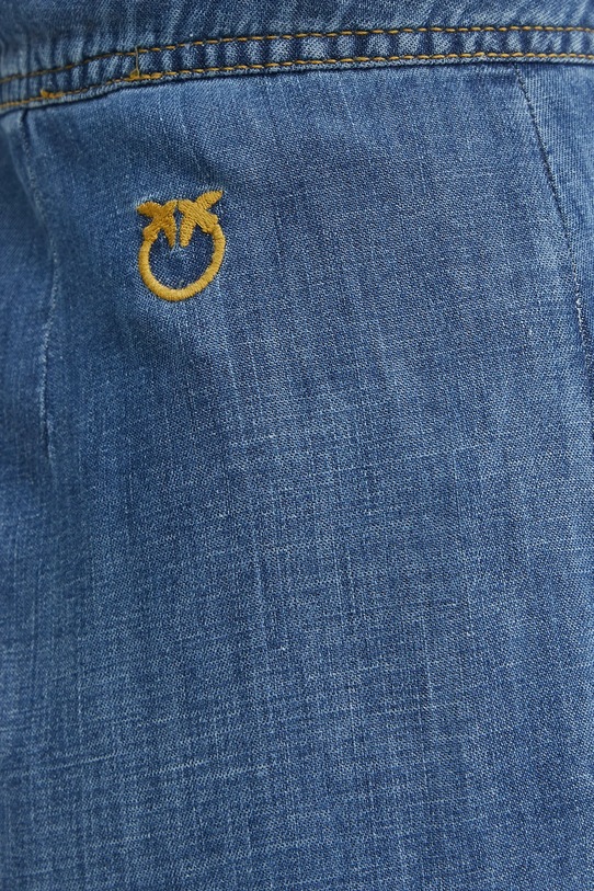 Pinko jeansy z domieszką lnu 104823.A2GQ niebieski