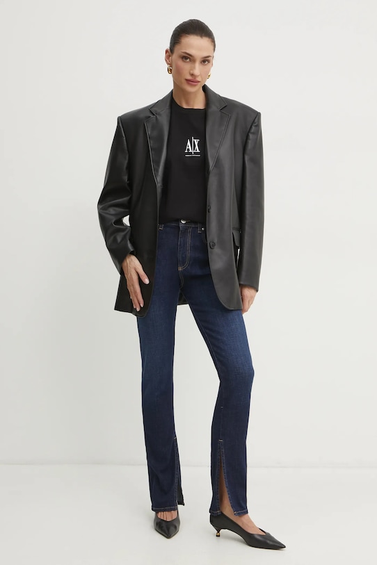 Pinko jeansy 104608.A2DV granatowy SS25