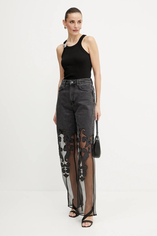 Pinko jeans 104695.A2F4 negru SS25
