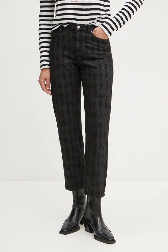 Karl Lagerfeld jeansi negru A1W10015