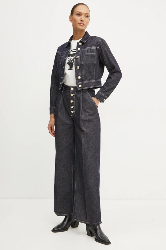 Дънки Karl Lagerfeld A1W10133 тъмносин SS25