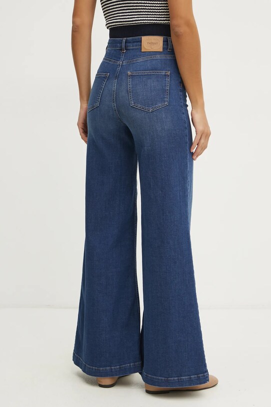 Oblečení Džíny Twinset 251TP2573 modrá
