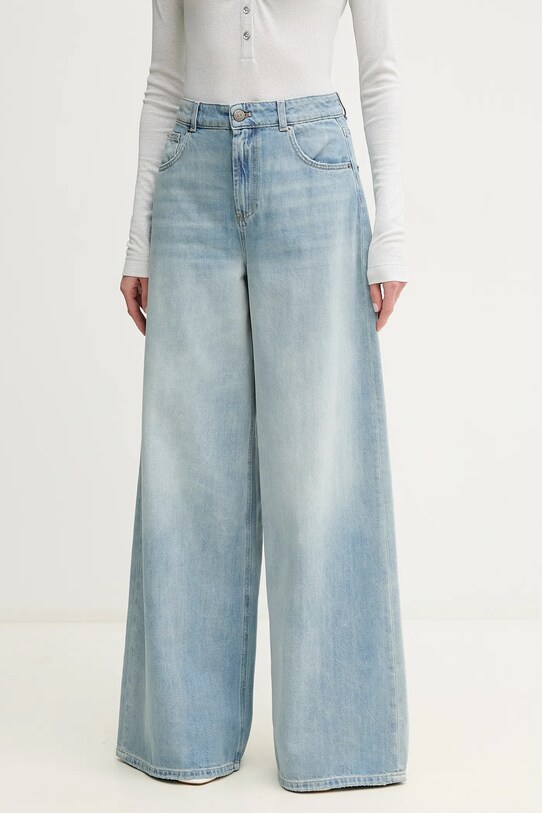 Twinset jeansy niebieski 251TT2260