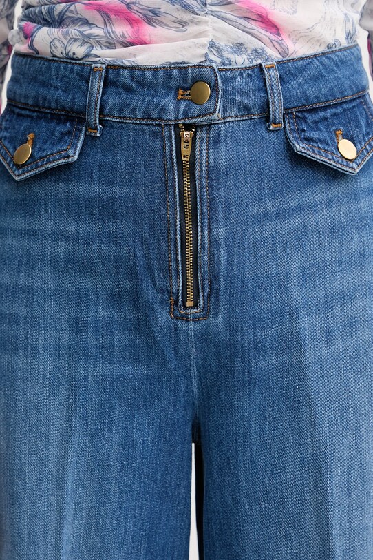 Odzież Twinset jeansy 251TS2120 niebieski