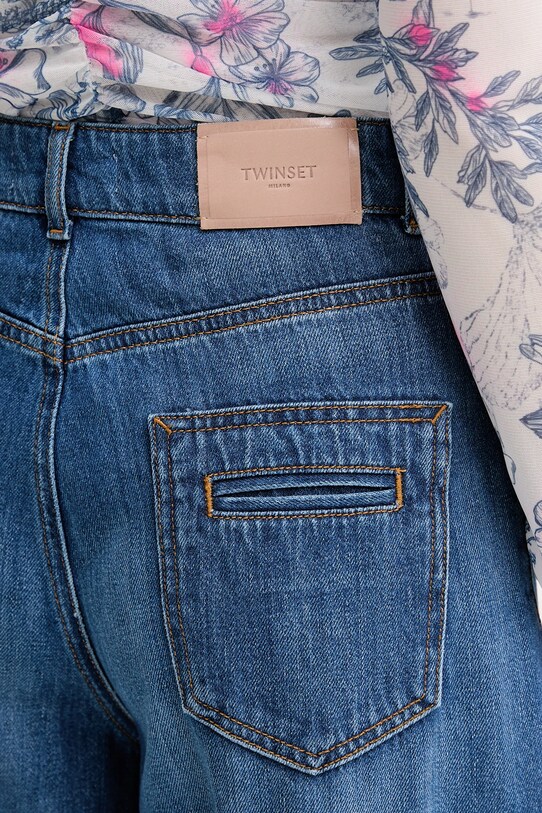 Twinset jeansy niebieski 251TS2120