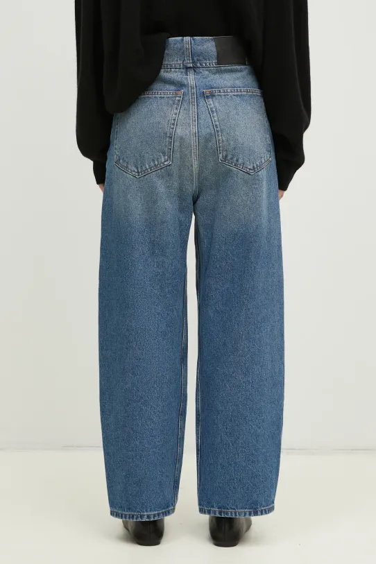 Odzież MM6 Maison Margiela jeansy S52LA0235 niebieski