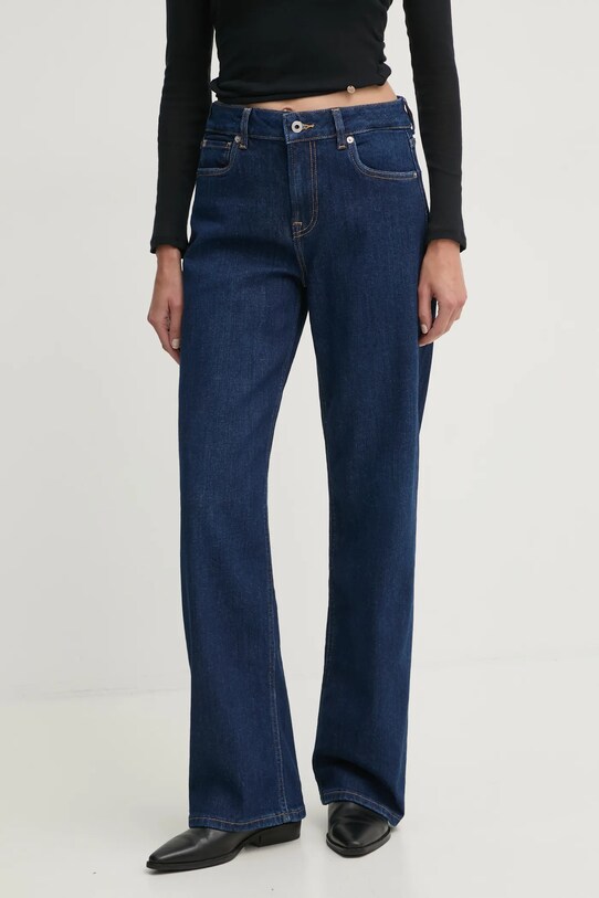 Pepe Jeans jeansi LOOSE ST JEANS HW HAZEL Planet friendly bleumarin PL204699EE2