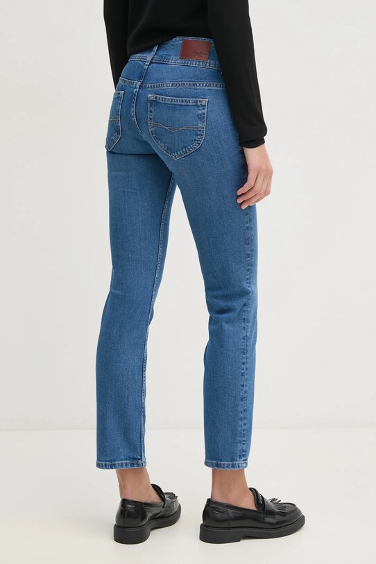 Odzież Pepe Jeans jeansy SLIM JEANS LW VENUS PL204729NC3 niebieski