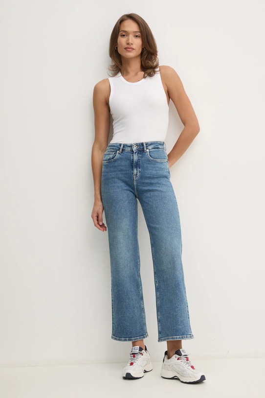 Pepe Jeans jeansy STRAIGHT JEANS UHW LEXA PL204731IA3 niebieski SS25