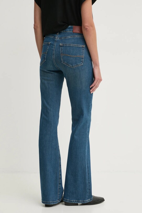 Odzież Pepe Jeans jeansy FLARE HW DION PL204733IA9 niebieski