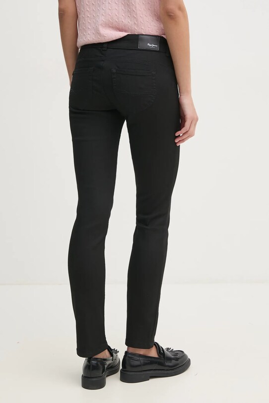 Odzież Pepe Jeans jeansy SLIM JEANS LW NEW BROOKE PL204737XM7 czarny