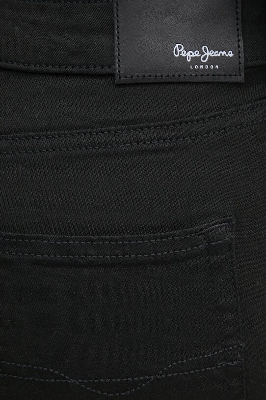 Τζιν παντελόνι Pepe Jeans SUPER SKINNY JEANS HW μαύρο PL204738XM7
