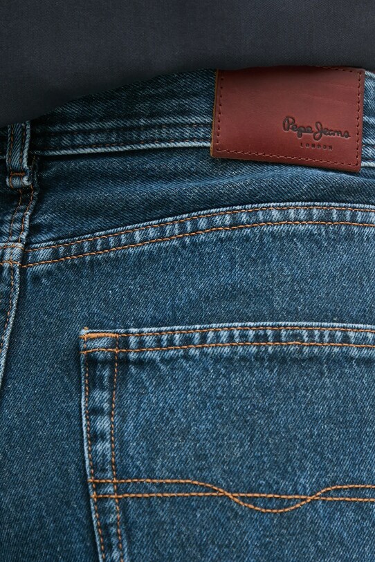 Pepe Jeans jeansy BARREL JEANS UHW ADDISON niebieski PL204739EF2