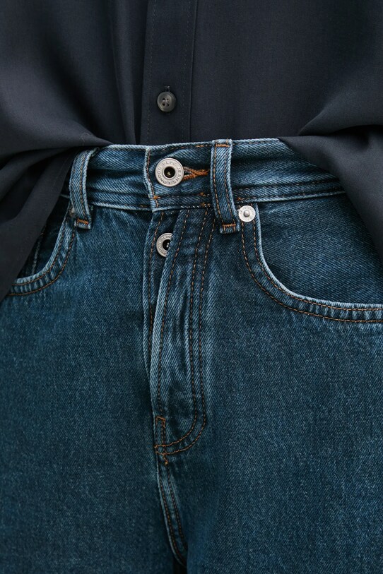 Pepe Jeans jeansy BARREL JEANS UHW ADDISON PL204739EF2 niebieski
