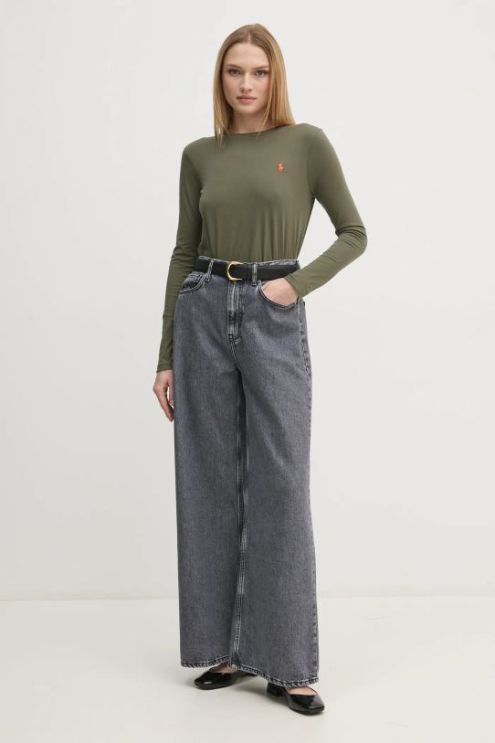 Traperice Pepe Jeans WIDE LEG JEANS UHW JAIMY PL204740UM0 siva SS25