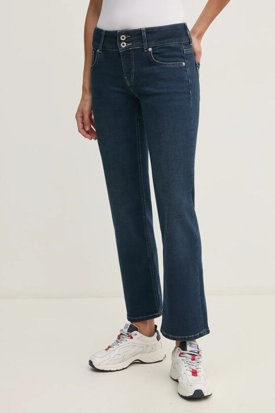 Pepe Jeans jeansi STRAIGHT JEANS LW VENUS Planet friendly bleumarin PL204848ED7