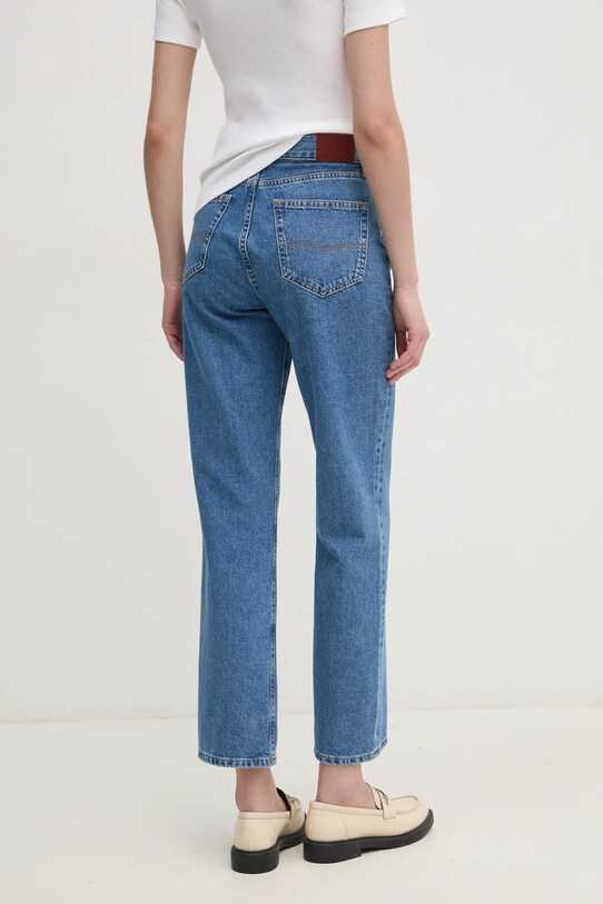 Odzież Pepe Jeans jeansy STRAIGHT JEANS HW ROBYN PL204901IB7 niebieski