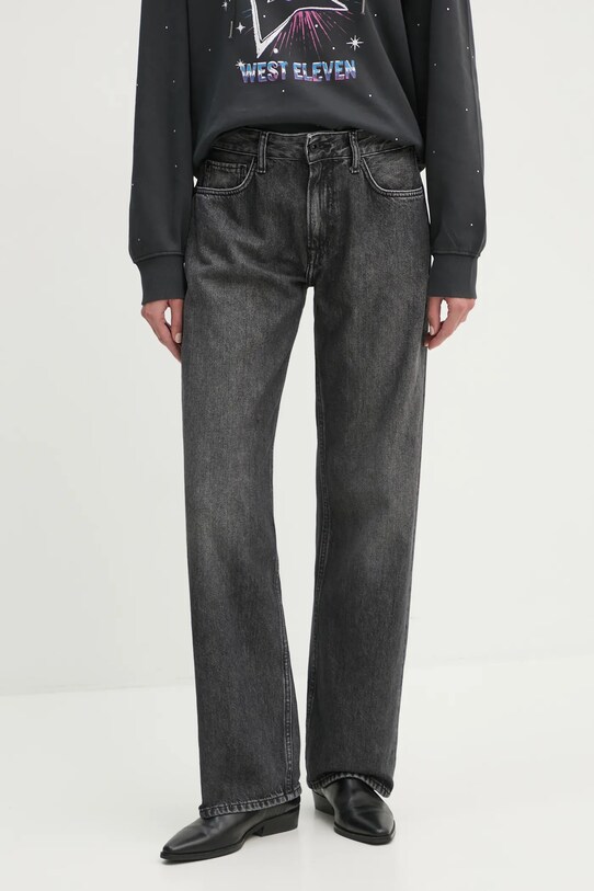 Pepe Jeans farmer LOOSE ST JEANS LW NICKY Planet friendly szürke PL204902XM8
