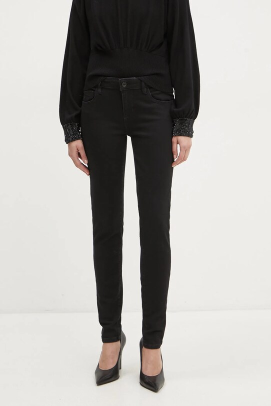 Guess jeansi ANNETTE Planet friendly negru W2YA99.D4PZ1