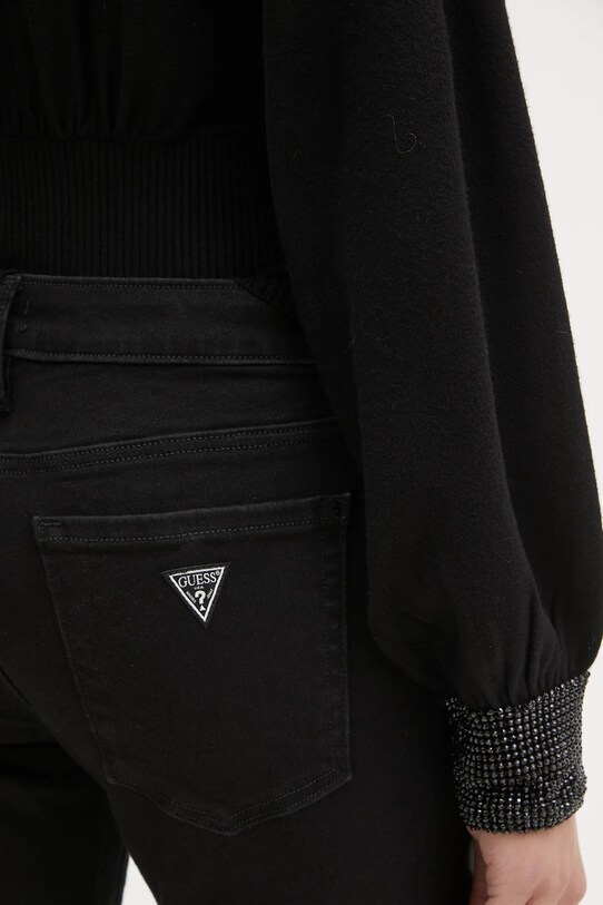 Guess jeansi ANNETTE W2YA99.D4PZ1 negru SS25
