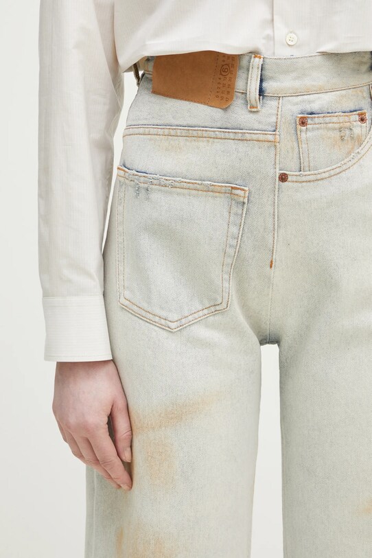 MM6 Maison Margiela jeansy S52LA0243 niebieski